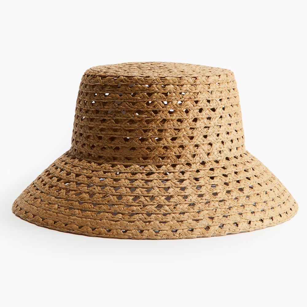 NEW H&M Tan Straw Hat